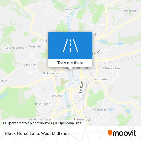 Black Horse Lane map