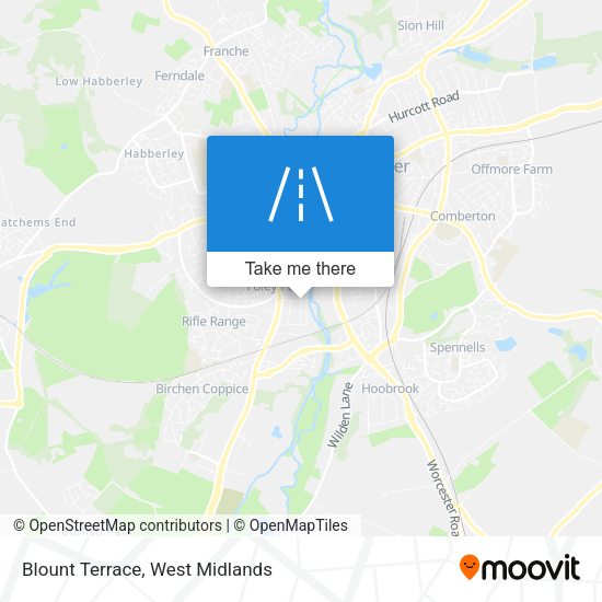 Blount Terrace map