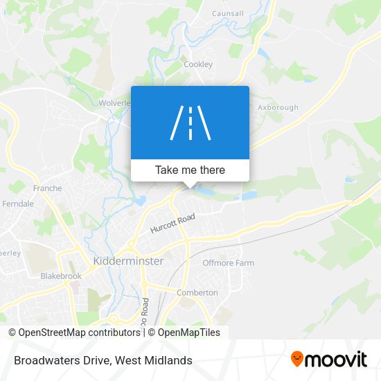 Broadwaters Drive map