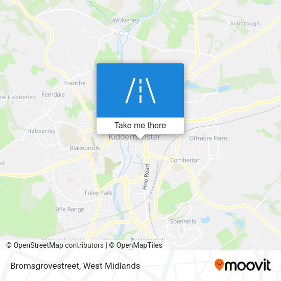 Bromsgrovestreet map