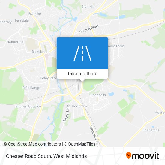 Chester Road South map