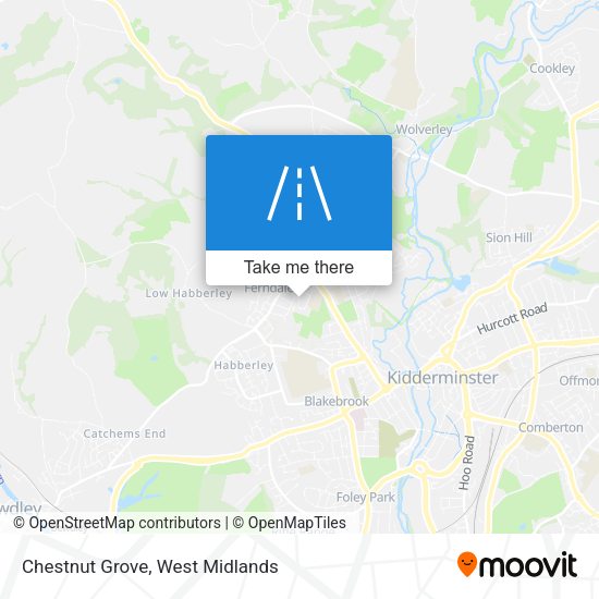 Chestnut Grove map