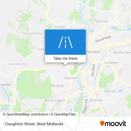 Claughton Street map