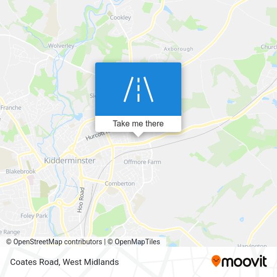 Coates Road map