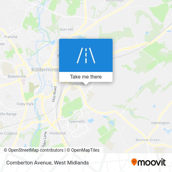 Comberton Avenue map