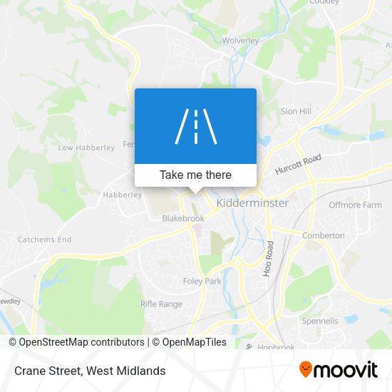 Crane Street map