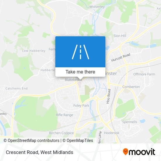 Crescent Road map