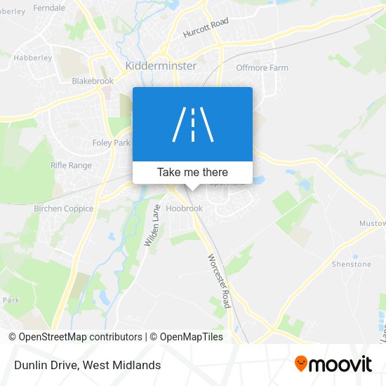 Dunlin Drive map