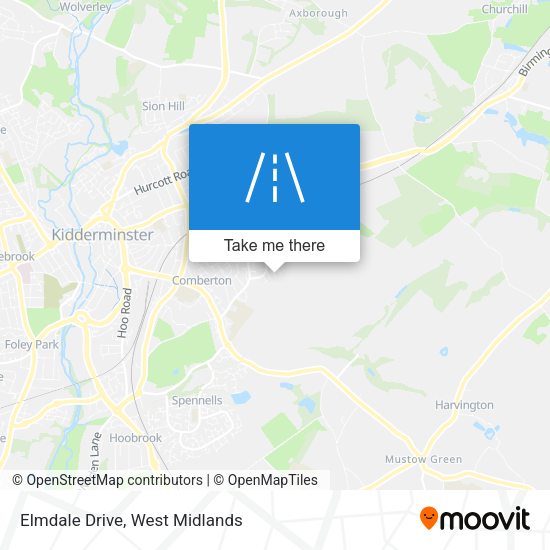 Elmdale Drive map