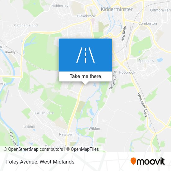 Foley Avenue map