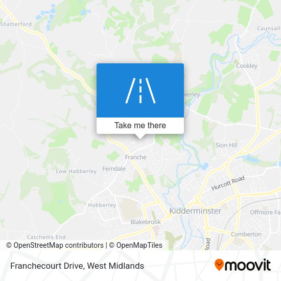 Franchecourt Drive map