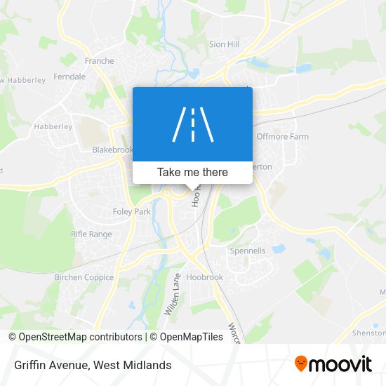 Griffin Avenue map