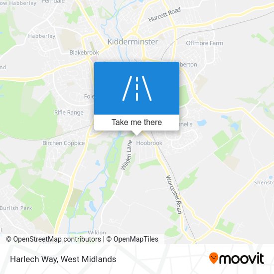 Harlech Way map