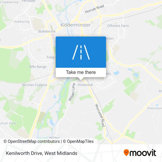 Kenilworth Drive map