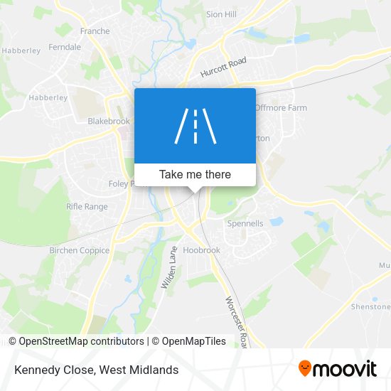 Kennedy Close map