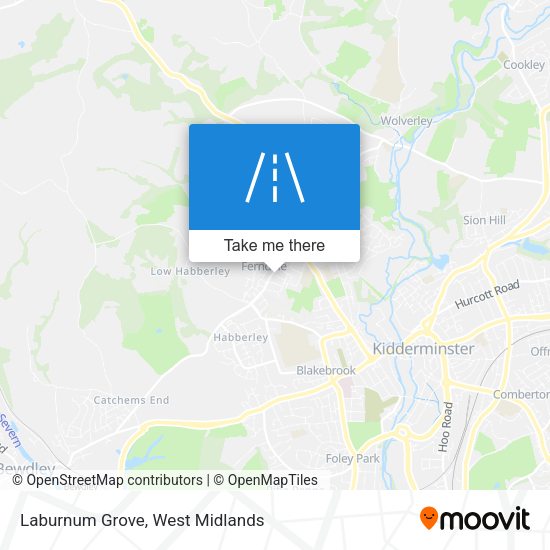 Laburnum Grove map