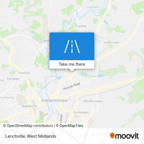 Lenchville map