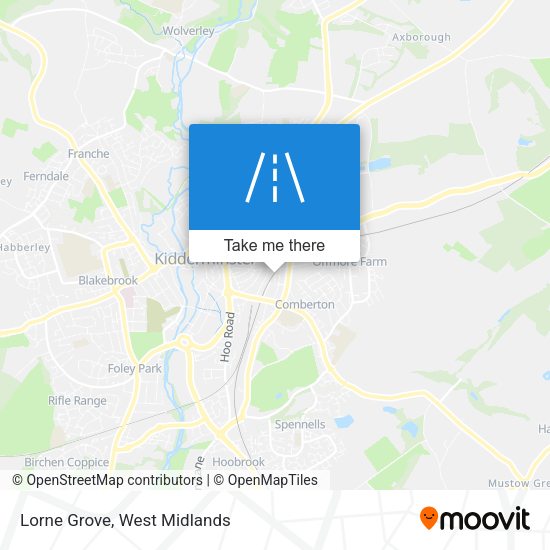 Lorne Grove map