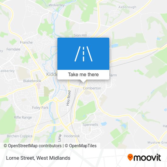 Lorne Street map