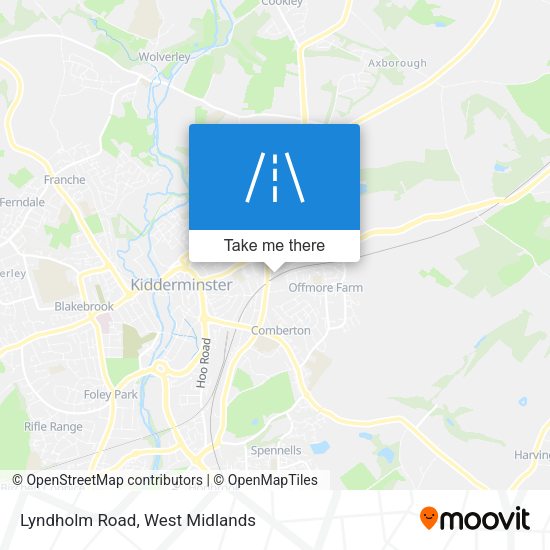 Lyndholm Road map