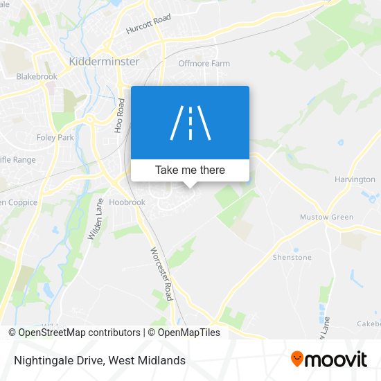 Nightingale Drive map