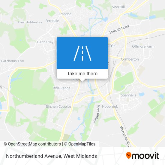 Northumberland Avenue map