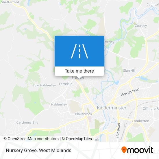 Nursery Grove map