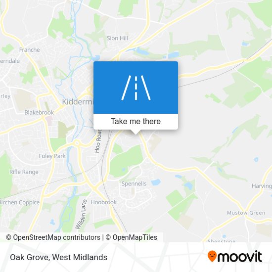 Oak Grove map