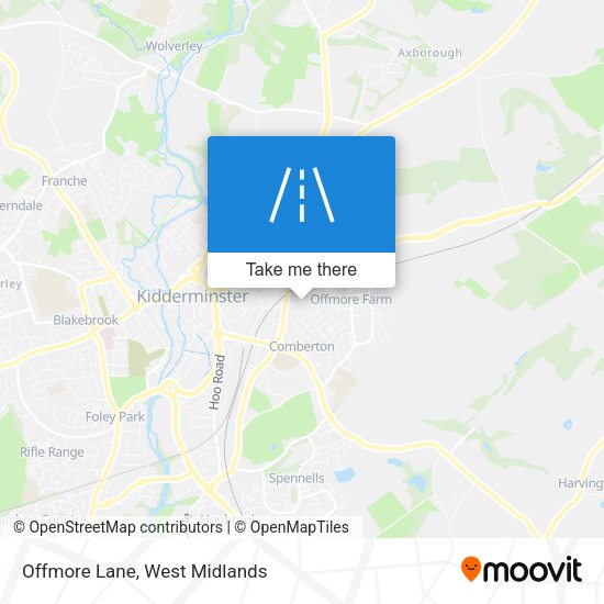 Offmore Lane map