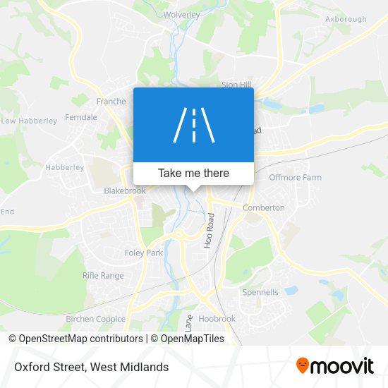 Oxford Street map