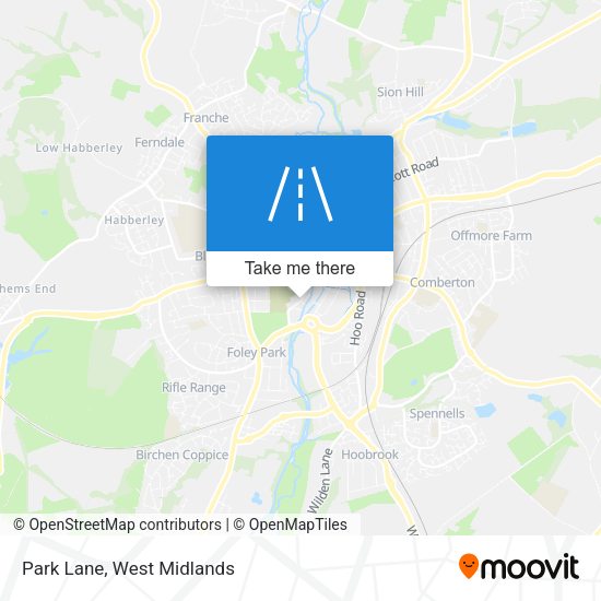 Park Lane map