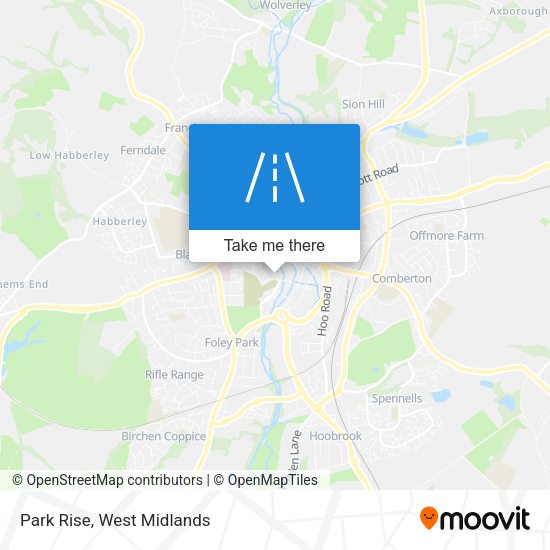 Park Rise map