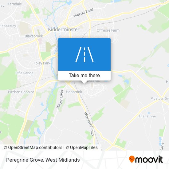 Peregrine Grove map