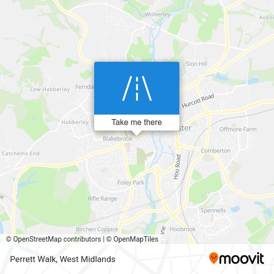 Perrett Walk map