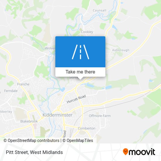 Pitt Street map