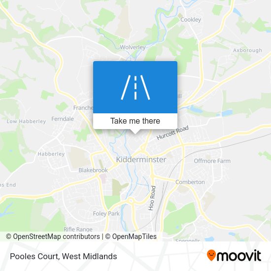 Pooles Court map