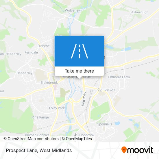 Prospect Lane map