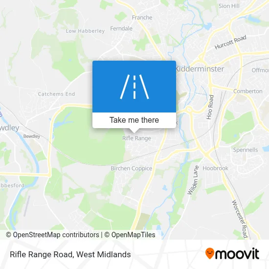 Rifle Range Road map