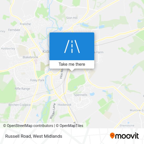 Russell Road map