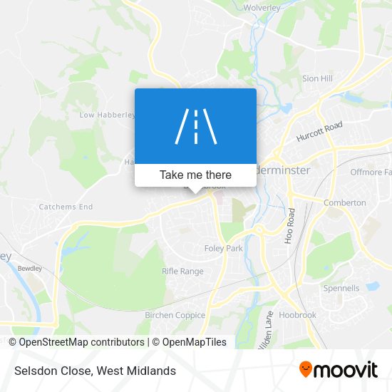 Selsdon Close map