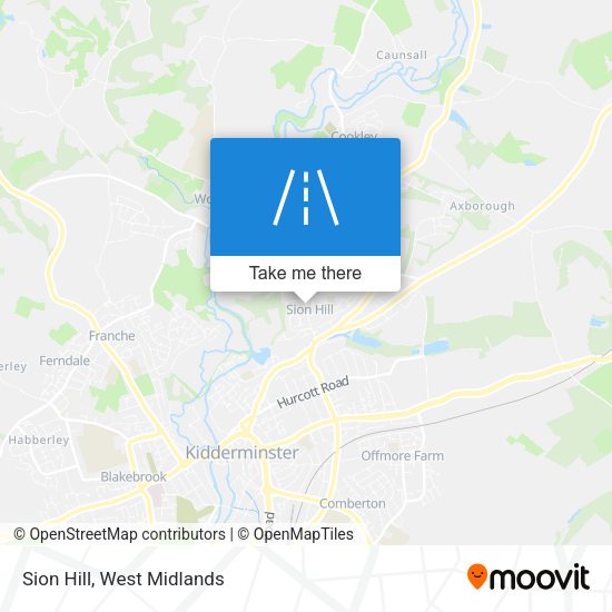 Sion Hill map