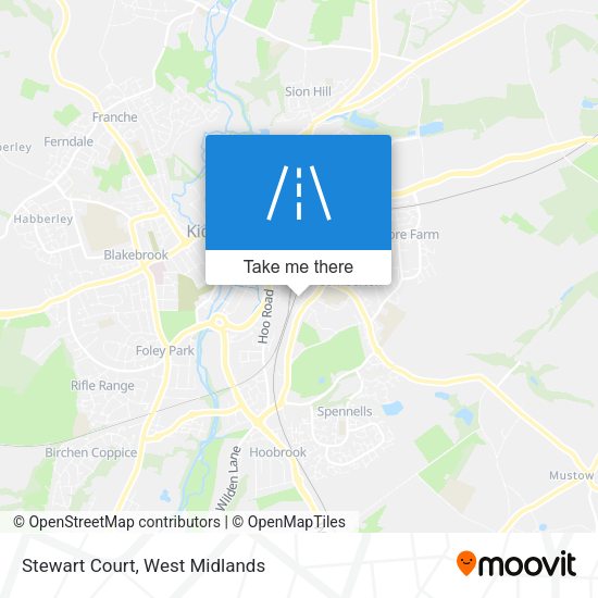 Stewart Court map