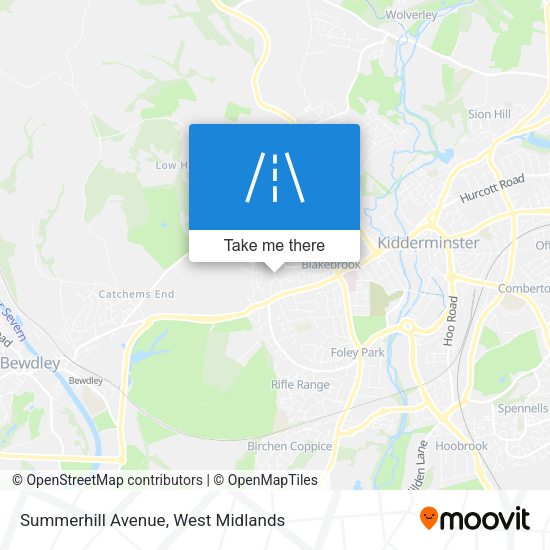 Summerhill Avenue map