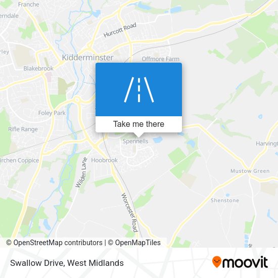 Swallow Drive map