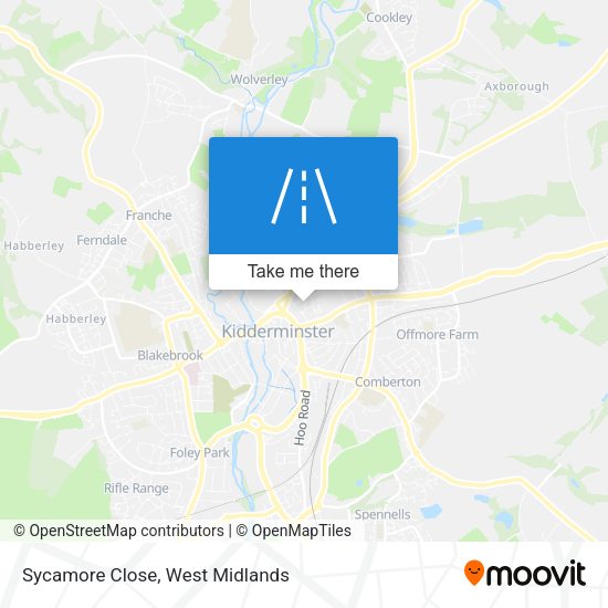 Sycamore Close map