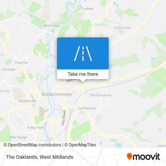 The Oaklands map