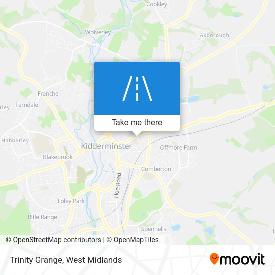 Trinity Grange map