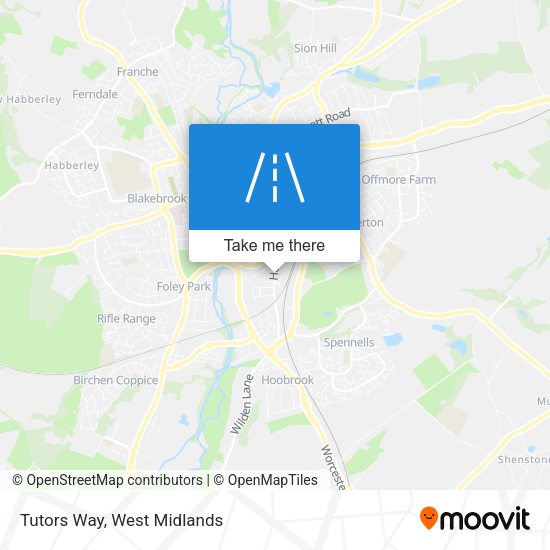 Tutors Way map