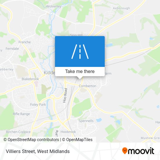 Villiers Street map
