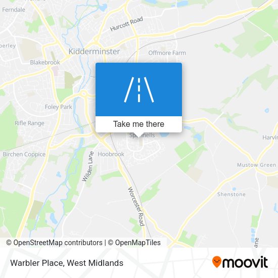 Warbler Place map